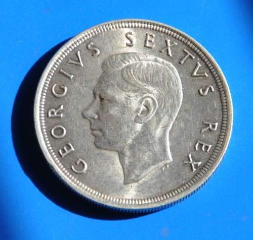 5 SHILLINGS 1948 CROWN 80% Silver 5S almost UNC/MS - *lucrative investment*