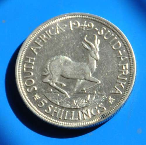 5 SHILLINGS 1949 CROWN 80% Silver 5S - *numismatic opportunity and lucrative investment*