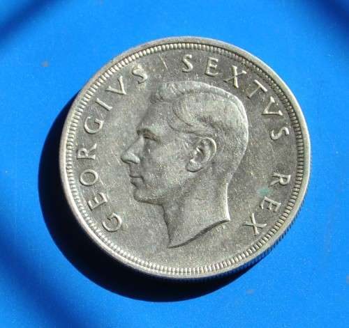 5 SHILLINGS 1949 CROWN 80% Silver 5S - *numismatic opportunity and lucrative investment*