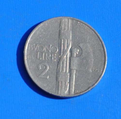 ITALY 2 Lire 1925 - NUMISMATIC COLLECTIBLE