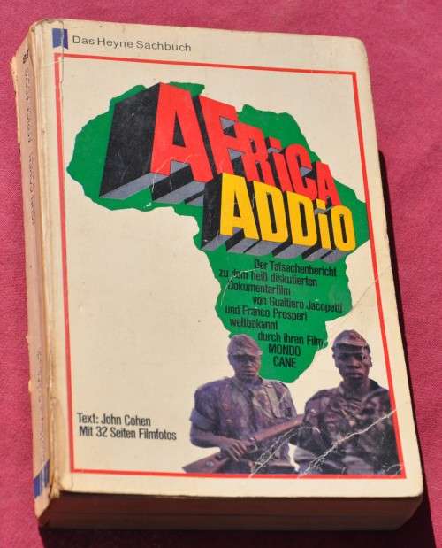 AFRICA ADDIO (1966) with photos from the famous film - RARE AFRICANA