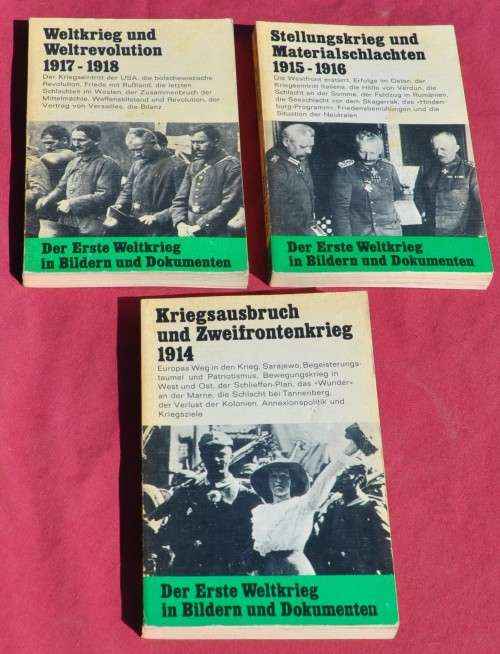 DER ERSTE WELTKRIEG IN BILDERN UND DOKUMENTEN First WW in Pics & Docs - RARE COLLECTIBLES