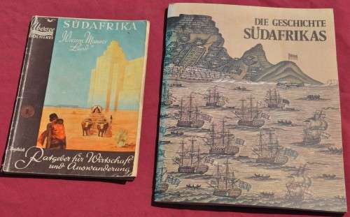 2 German non-fiction books on SOUTH AFRICA - History & Immigration TOP Africana collectible