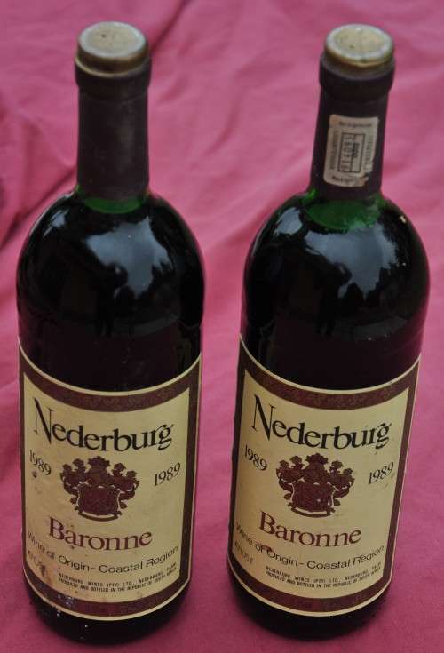 NEDERBURG BARONNE 1989 - originally corked, professionally stored