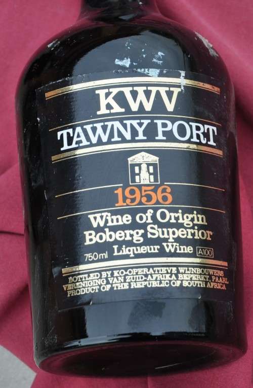 KWV TAWNY PORT 1956 - originally corked, professionally stored - PICK UP POSSIBLE