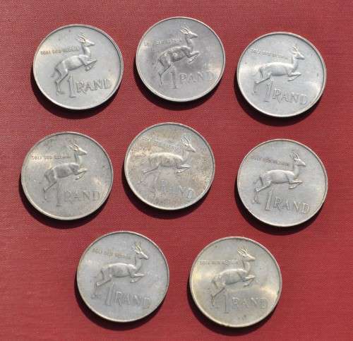 8x Dr H.F. VERWOERD R1 Silver 1967 A & E * aUNC *(bag marks, toning) Your bid for the all