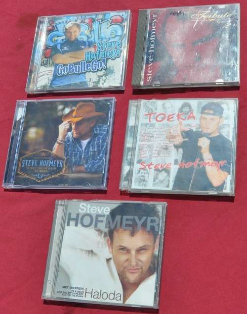 STEVE HOFMEYR - 5 different CDs in excellent preservation