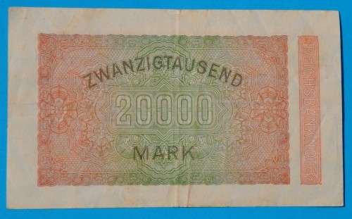 DEUTSCHES REICH 20000 Mark 1923 GERMAN EMPIRE / GERMANY