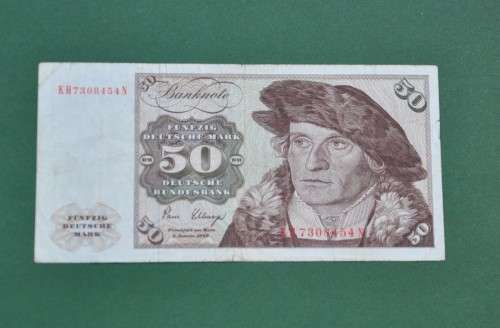 DEUTSCHLAND 50 Deutsche Mark 1980 GERMANY ***VF*** revised serie