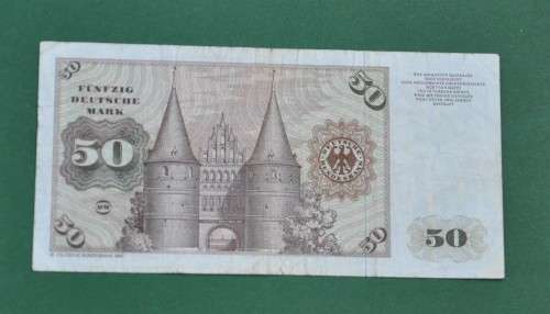 DEUTSCHLAND 50 Deutsche Mark 1980 GERMANY ***VF*** revised serie