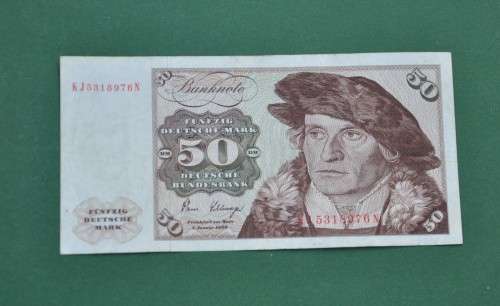 DEUTSCHLAND 50 Deutsche Mark 1980 GERMANY ***VF*** revised serie