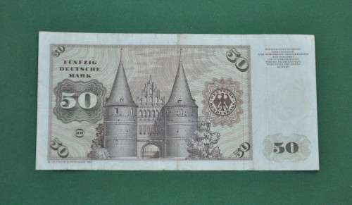 DEUTSCHLAND 50 Deutsche Mark 1980 GERMANY ***VF*** revised serie