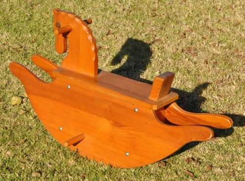 WOODEN ROCKING HORSE - PICK UP ONLY