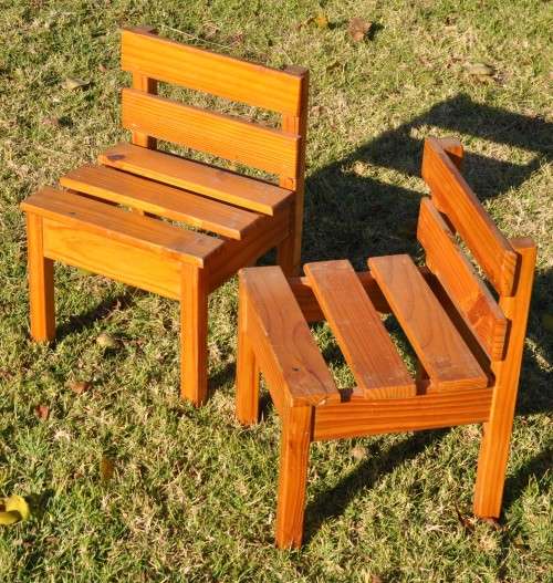 2 WOODEN CHAIRS - PICK UP ONLY