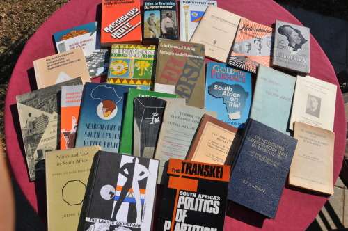AFRICANA COLLECTION of BOOKS on APARTHEID SEGREGATION DISCRIMINATION AFSONDERLIKE ONTWIKKELING etc.