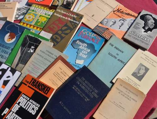 AFRICANA COLLECTION of BOOKS on APARTHEID SEGREGATION DISCRIMINATION AFSONDERLIKE ONTWIKKELING etc.
