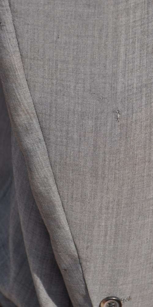 HUGO BOSS SUIT - consisting of trousers, vest and jacket - MOHAIR WOOL - free coat hook and cover