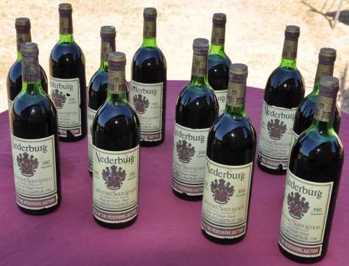 9 NEDERBURG Cabernet Sauvignon 1981 (NEDERBURG AUCTION) - your buy per bottle