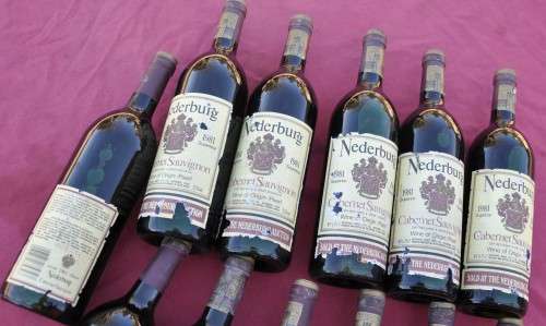 9 NEDERBURG Cabernet Sauvignon 1981 (NEDERBURG AUCTION) - your buy per bottle