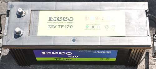 ECCO TF120 SOLAR BATTERY 12V - MAINTENANCE FREE - fully working condition
