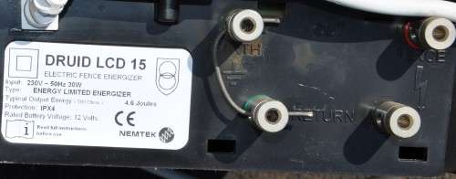 Nemtek DRUID ENERGIZER 5 joules - FENCE ALARM - fully working condition