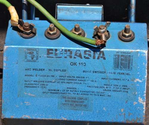 ARC WELDER - Eurasia OK 160 - OIL COOLED - fully working condition