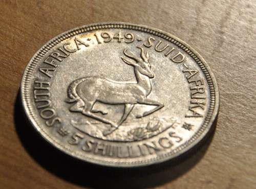 5 Shillings 1949 Crown - 80% Silver ***lucrative investment***