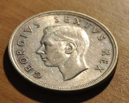 5 Shillings 1949 Crown - 80% Silver ***lucrative investment***