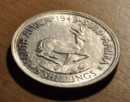 5 Shillings 1949 Crown - 80% Silver ***lucrative investment***
