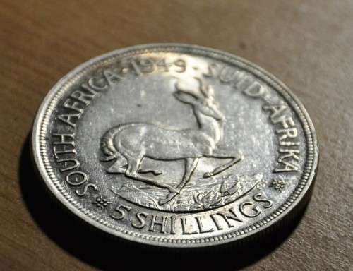 5 Shillings 1949 Crown - 80% Silver ***lucrative investment***
