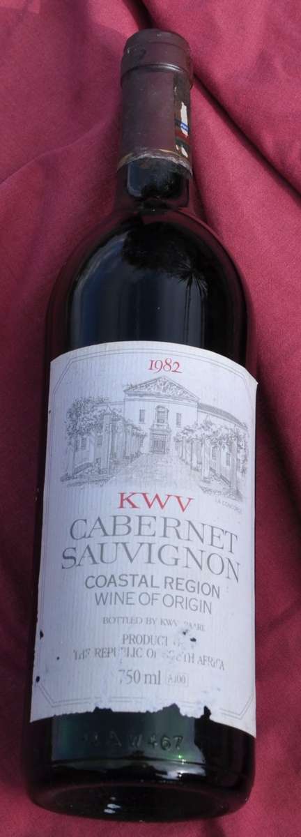KWV Cabernet Sauvignon 1982