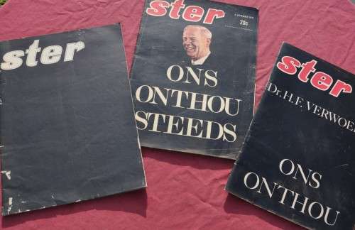 VERY LUCRATIVE AFRICANA COLLECTION on ASSASSINATION OF HF VERWOERD and his FUNERAL