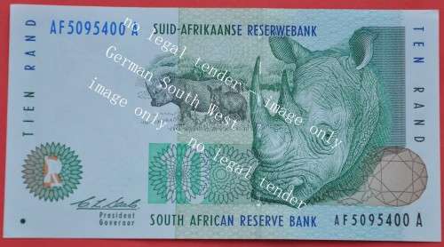 R10 1993/9, prefix AF, A/E, CL Stals, 2nd issue **UNC***