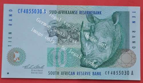 R10 1993/9, prefix AF, A/E, CL Stals, 2nd issue **UNC***