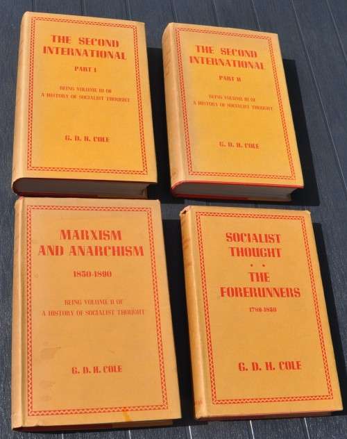 THE SECOND INTERNATIONAL - MARXISM AND ANARCHISM - SOCIALIST THOUGHT FORERUNNERS complete set of 4