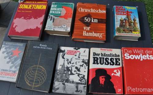 9 DEMANDING BOOKS  ON SOVIET UNION and RUSSIA (read ad and shipping costs)