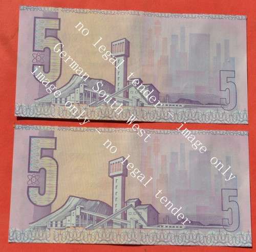 R5 1981 prefix B3/4, E/A, GPC de Kock, 2nd issue ***AU*** 2 consecutive notes