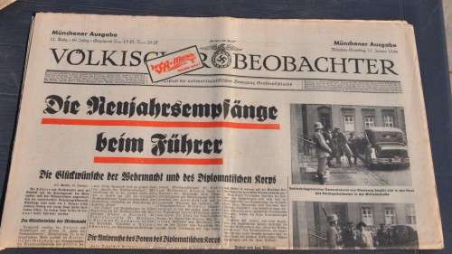VÖLKISCHER BEOBACHTER 3 November 1936 - Original THIRD REICH daily newspaper VERY RARE