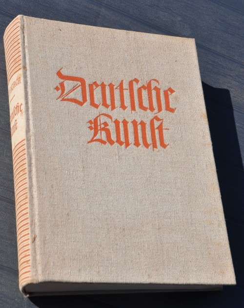 DEUTSCHE KUNST (first edition 1934) stunning antiquarian book on German artworks and architecture