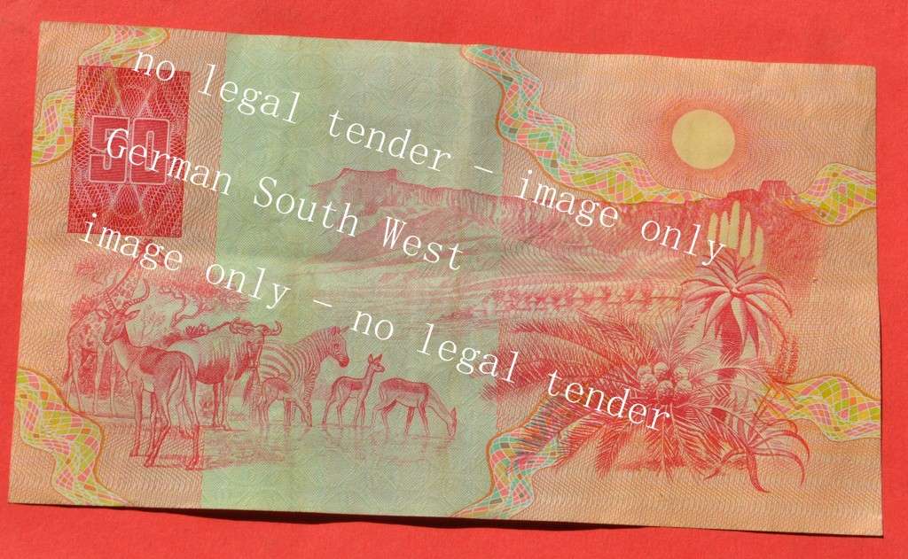 50 Rand 1984, prefix BA, A/E, GPC de Kock, 3rd issue -  rare BA-serie note AU