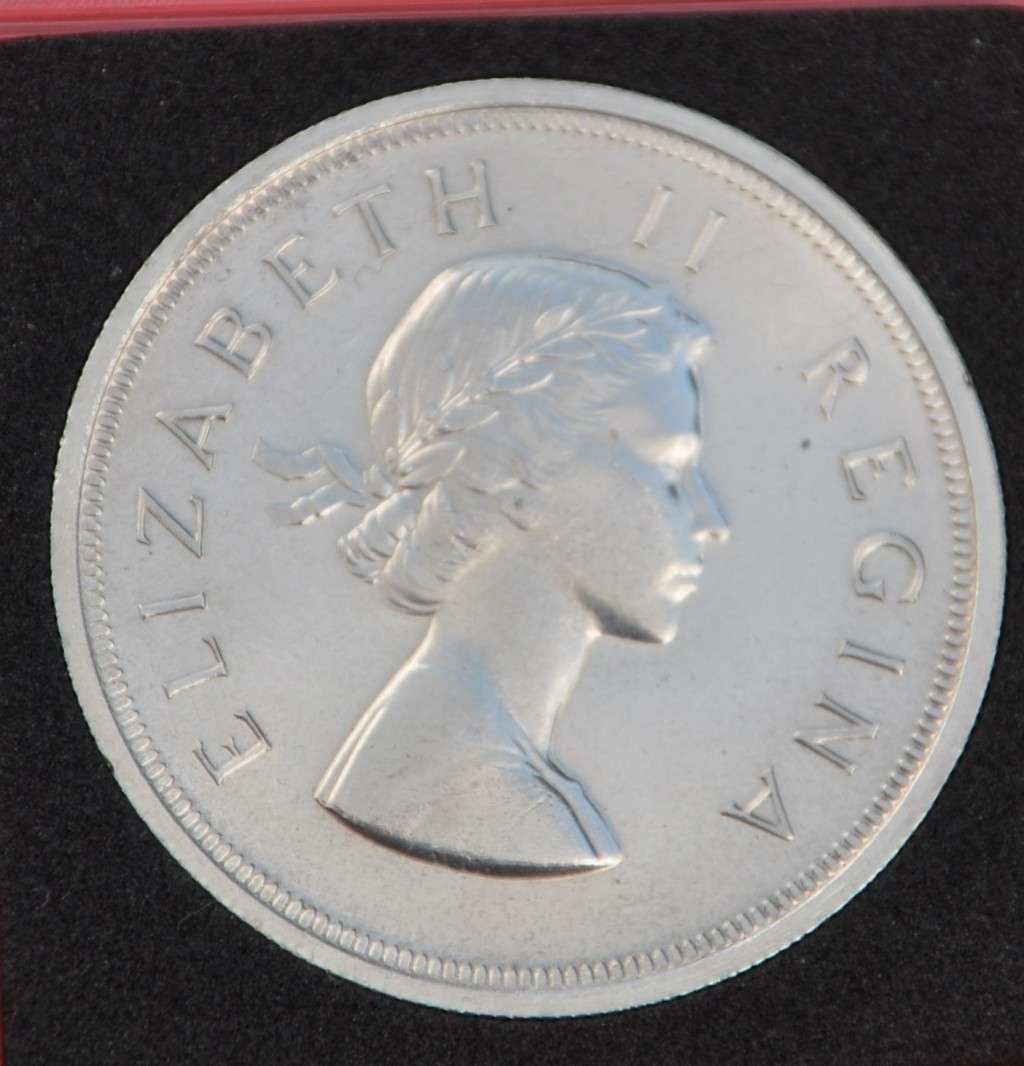 5 Shillings 1955, CROWN, almost brilliant uncirculated