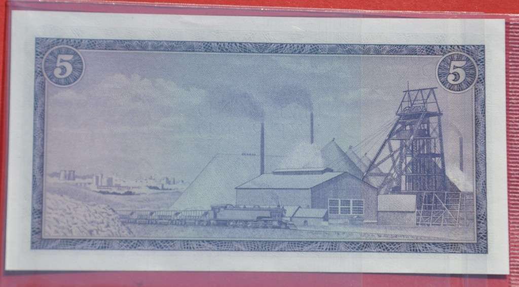 R5 1975, prefix F/294, E/A, TW de Jongh, 3rd issue ***AU/UNC*** Hern #441