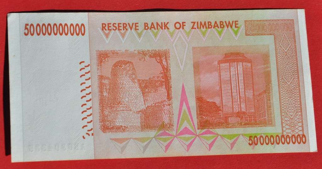 ZIMBABWE 50 Billion Dollars 2008, ***AU***