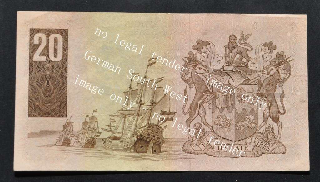 20 Rand 1984, prefix Z/55, E/A, GPC de Kock, 3rd issue, replacement,  ***EF+*** - read description