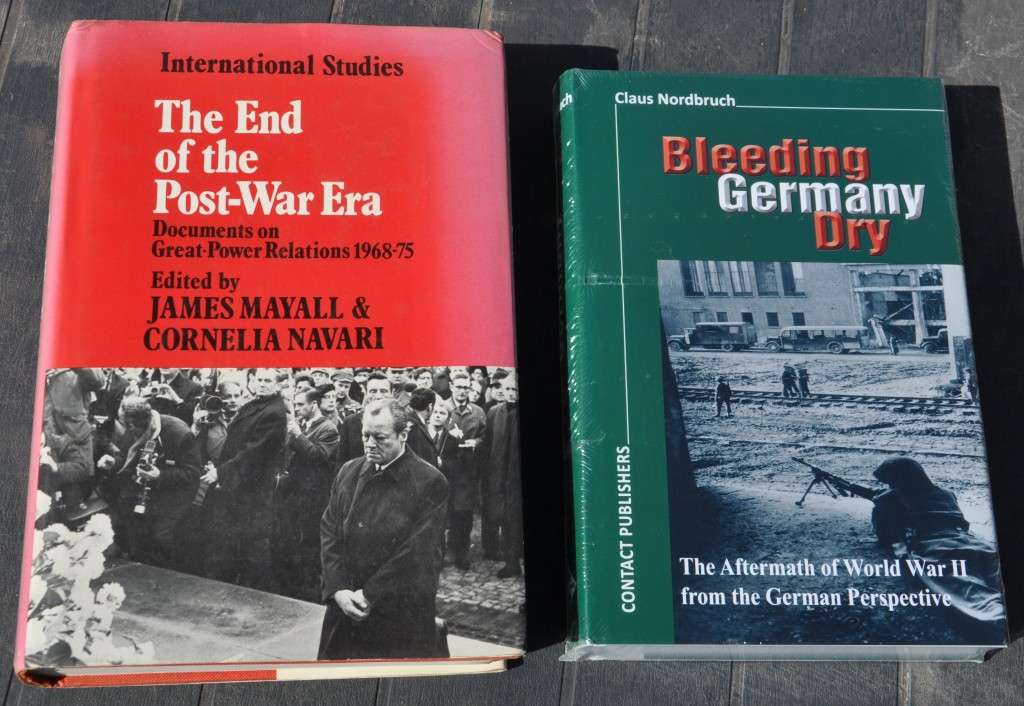 THE END OF THE POST-WAR ERA & ALLIED ATROCITIES and MASSACRES IN GERMANY 1944-51 - both 1st editions