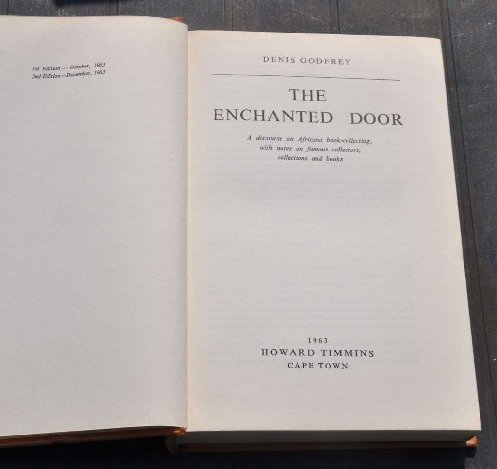 THE ENCHANTED DOOR. A Discourse on Africana book-collecting