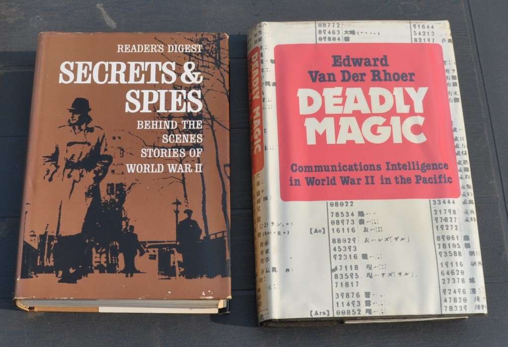 2 non-fiction books on ESPIONAGE DURING WORD WAR TWO
