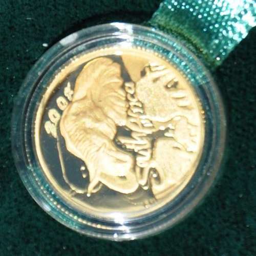 NATURA T OZ PROOF COIN 2008 (Elephant) in original SA MINT box with CERTIFICATE