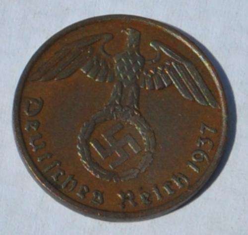 DEUTSCHES REICH - 1 REICHSPFENNIG 1937 G - Very nice numismatic collectible from Germany
