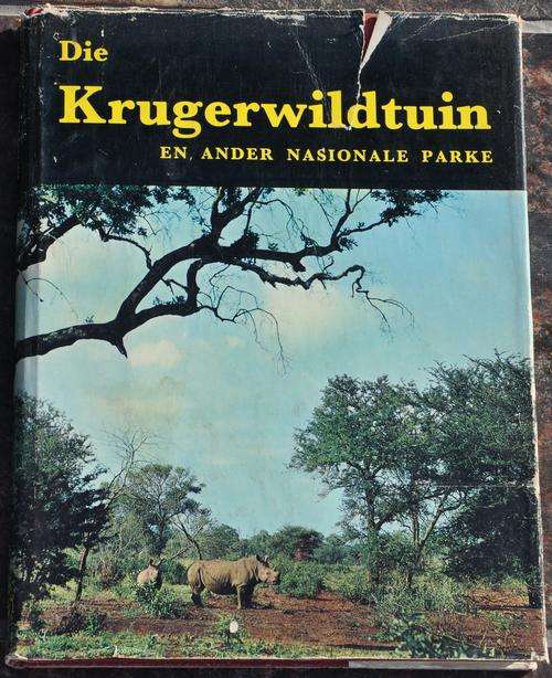 DIE KRUGERWILDTUIN EN ANDER NASIONALE PARKE plus vintage map